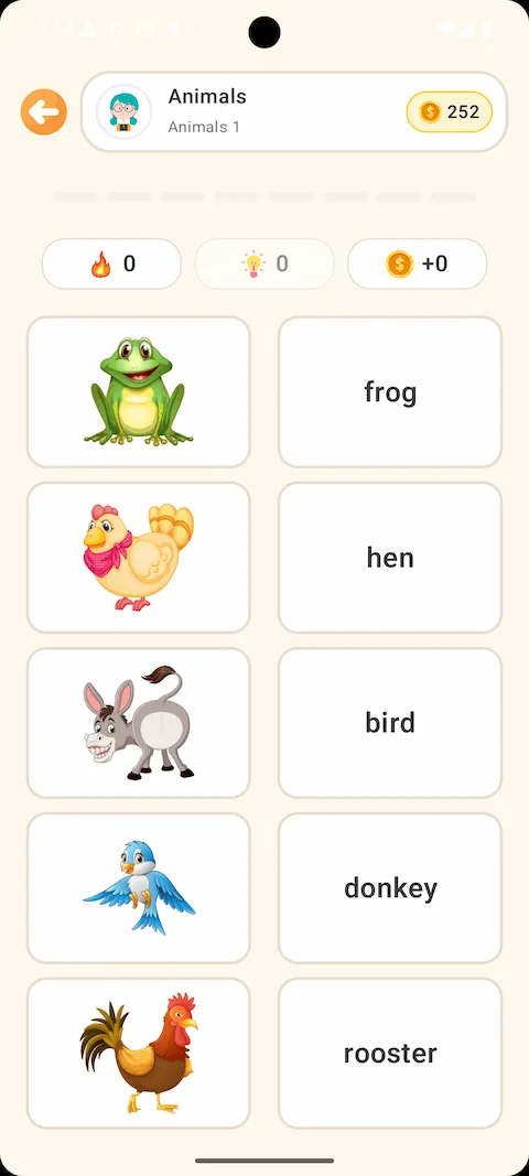 English For Kids app screenshot