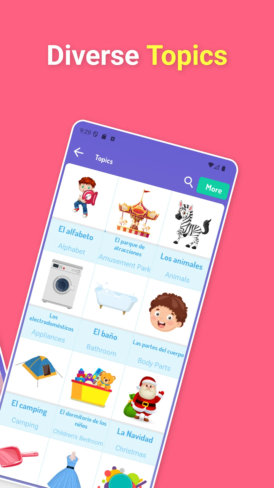 Spanish for Kids and Beginners screenshot 2